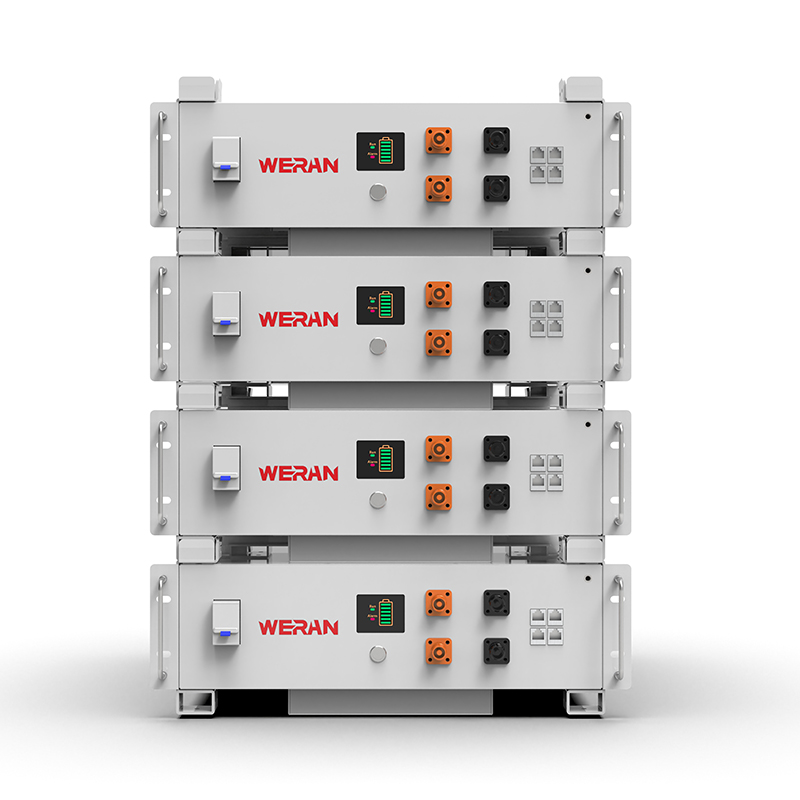 WERAN WRL-48100RW 51.2V 100Ah LiFePO4 র্যাক ব্যাটারি (5.12kWh) – 8000 সাইকেল, CAN/RS485, স্ট্যাকযোগ্য হোম ESS