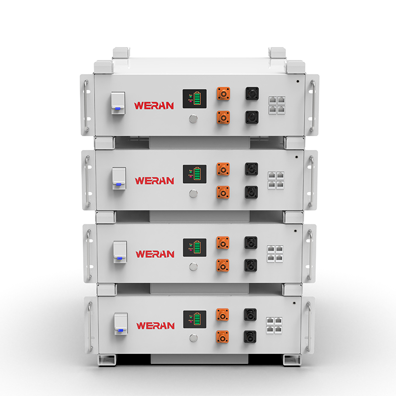 WERAN WRL-48100RW 51.2V 100Ah LiFePO4 র্যাক ব্যাটারি (5.12kWh) – 8000 সাইকেল, CAN/RS485, স্ট্যাকযোগ্য হোম ESS